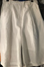 日著短褲女原創(chuàng)設(shè)計女裝夏季新款女士寬松中褲五分褲子女闊腿短褲 朝白 M 曬單實拍圖