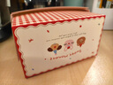束語(yǔ)圣誕節包裝盒禮盒曲奇餅干盒子糖果空盒禮物袋烘焙糖霜太妃糖紙小 sweet紅白格紋盒子5個(gè) 曬單實(shí)拍圖