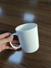 國濤骨瓷純白色馬克杯訂制LOGO酒店杯子印字賓館白瓷杯茶杯水杯麥片杯 寧式5號杯 曬單實拍圖