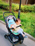 italovt嬰兒推車(chē)竹席涼席兒童寶寶手推車(chē)傘車(chē)冰絲席子新生涼坐墊通用夏季 【小胖虎虎】推車(chē)竹席-雙面可用 75*33 曬單實(shí)拍圖