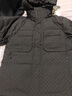 JASONWOOD高端品牌男裝羽絨服男冬季休閑棋盤格防寒保暖鴨絨連帽男士外套 黑色【現(xiàn)貨速達(dá)】 175/96A 曬單實(shí)拍圖