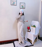 CTOX千鳥(niǎo)格闊腿褲女秋冬2025新款高腰慵懶休閑加絨百搭白色格子褲子 千鳥(niǎo)格【常規款】 加絨 M 85-100斤 曬單實(shí)拍圖