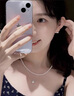 紀羽悠淡水貝珠項鏈女2024新款情人節(jié)輕奢生日禮物小眾設計鎖骨鏈 高跟鞋淡水貝珠項鏈色 曬單實拍圖