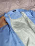 杉杉【可機洗三防鵝絨】保暖襯衫男羽絨加絨加厚高端襯衣 天藍色 40 曬單實(shí)拍圖