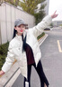 OEMG白色pu皮棉服男女秋冬季新款立領(lǐng)面包服潮牌加厚棉衣棉襖夾克外套 M6610白色 XL 曬單實(shí)拍圖