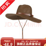 鑫諾翔中老年人草帽男大帽檐爸爸遮陽(yáng)帽防曬老人帽子夏天太陽(yáng)帽 F005大帽檐牛仔咖啡色 均碼適合57-59cm頭圍 曬單實(shí)拍圖
