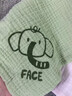優(yōu)萌 洗臉洗腳洗屁屁 3條純棉紗布小毛巾方巾手帕口水巾新生嬰兒用品 莫蘭迪-大象【3條裝/4層紗布】 30*30cm 曬單實(shí)拍圖