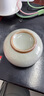 祥業(yè)  米黃汝窯高檔品茗杯陶瓷茶杯家用個(gè)人專(zhuān)用泡茶主人杯單杯茶具 黃汝窯雅言禪定杯 曬單實(shí)拍圖