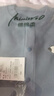 棉棉柔嬰兒開襠連體衣寶寶衣服夏季薄款長袖睡衣純棉男嬰幼兒空調(diào)服秋季 水墨藍 【開襠 春秋款】 80cm 曬單實拍圖