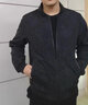 OEHE夾克男士立領(lǐng)2025春秋季新款上衣長袖修身潮流男裝休閑外套男 黑色 XL 曬單實拍圖