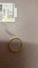 周六福（ZLF） 黃金戒指女款國潮足金韶華指環(huán)5G黃金無極金食指戒 計價 18號 - 1.60g 曬單實拍圖