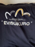 EVISU KURO  男士潮货双海鸥印花宽松版T恤 2ESGNM1TS566BZ 黑色 XL 晒单实拍图