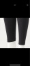 无印良品（MUJI）女式 使用了棉的冬季内衣 十分长收腿裤 H9AD337 打底裤 黑色 S 实拍图