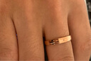 萊紳通靈【現(xiàn)貨】結(jié)婚對戒情侶鉆戒婚戒男女鉆石戒指愛的軌跡 I-J/淡白 【真愛禮物】男戒玫瑰金戒備注圈號 曬單實(shí)拍圖
