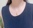 中國黃金（CHINA GOLD）足金蜂蜜蜜罐吊墜女款黃金雙面可愛項(xiàng)鏈鎖骨鏈節(jié)日生日禮物送女友 蜜罐吊墜【配S925鏈】 曬單實(shí)拍圖