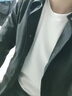 皮爾卡丹（pierre cardin）2025新款褂子男士外套成熟穩重翻領(lǐng)夾克春秋青年百搭休閑痞帥男裝 黑色春秋款 2XL 曬單實(shí)拍圖