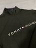 TOMMY HILFIGER秋冬男裝休閑通勤刺繡字母半拉鏈立領(lǐng)合身運動(dòng)衛衣 黑色BDS S （推薦：120-135斤） 曬單實(shí)拍圖