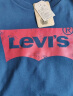 Levi's【全新升级】李维斯2024春夏新版情侣同款短袖T恤logo印花简约 藏蓝色0002 L 晒单实拍图