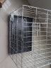 鸽子笼养殖笼家用大号特大繁殖配对鸽子笼子大型不锈钢色鸽子笼鸟笼 50*35*42  （粪盘） 实拍图