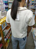 羅蒙（ROMON）短袖t恤女夏季女裝2025新款韓版氣質(zhì)時尚百搭T恤女刺繡減齡上衣 卡其色 L 曬單實拍圖