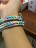 芙蕖 同款彩虹編織手環(huán)diy磁吸手鏈送男朋友小皮筋手繩七夕情人節禮物圣誕節禮物 春天色系小皮筋手鏈【主圖同款】 100根【可編織4個(gè)+同款磁吸2對】 曬單實(shí)拍圖