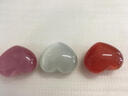 水晶貓眼石愛(ài)心擺件彩色貓眼原石愛(ài)心把玩手把件掛件心形吊墜 粉色貓眼愛(ài)心一個(gè) 曬單實(shí)拍圖