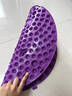 超慢跑指壓板足底按摩墊室內專(zhuān)用原地跑步通經(jīng)絡(luò )腳踩款趾壓板腳墊 紫色【圓形款58cm*58cm】 曬單實(shí)拍圖