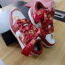 耐克（NIKE）婚鞋女鞋Dunk紅色男女a(chǎn)j婚鞋新中式婚禮喜慶新婚禮物休閑運動(dòng)板鞋 秀禾AJ婚鞋+配飾 【暗紅】 38 曬單實(shí)拍圖