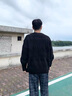 卡圖弛 慵懶風(fēng)潮牌毛衣男秋冬季美式復(fù)古休閑針織衫外套圓領(lǐng)寬松線衣男 黑色 XL 曬單實(shí)拍圖