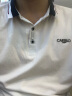 卡帝乐鳄鱼（CARTELO）短袖T恤男2024春夏季休闲短袖男士上衣服polo打底衫 白色 2XL  实拍图
