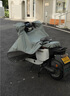 巧創(chuàng  )2024新款電動(dòng)車(chē)擋風(fēng)被冬季加絨加厚防水面料電瓶車(chē)大摩托車(chē)防風(fēng)罩保暖防寒可蓋車(chē)座升級可拆卸護脖 藍色升級款-（可拆卸圍脖+加長(cháng)前擋） 曬單實(shí)拍圖