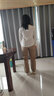 BNEB休閑運動(dòng)穿搭套裝女春秋季新款減齡顯瘦連帽衛衣高檔氣質(zhì)一整套 白色上衣+卡其褲子 （套裝） XL 建議（115-125斤） 曬單實(shí)拍圖