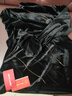 皮爾卡丹（pierre cardin）金絲絨打底衫女秋冬新款內搭半高領(lǐng)上衣時(shí)尚燙鉆小衫高貴長(cháng)袖T恤 黑色 L 曬單實(shí)拍圖