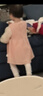 歐遙一周歲女寶寶套裝1-3歲女童秋季連衣裙兩件套兒童衣服2歲女孩套裝 粉色包包套裝 均碼 90碼 建議身高80-90 體重20-24斤 曬單實(shí)拍圖