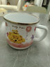 歐麗家 卡通搪瓷杯主題加厚搪瓷杯馬克杯咖啡杯兒童杯水杯 小熊9cm（容量500ml） 曬單實(shí)拍圖