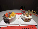 曼恒網(wǎng)紅生日蛋糕鮮花玫瑰花組合同城配送當天配送全國送男女朋友老婆 W款：混搭花束+水果蛋糕 8英寸 曬單實(shí)拍圖