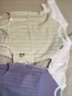 幻曦防蚊小益撕新生嬰兒夏季提花短袖爬服哈衣包屁衣連體衣 青檸薄荷（清涼防蚊包屁衣） 73cm 曬單實拍圖