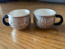 銀器時(shí)代足銀百福款把手品茗杯S999銀小杯子防燙茶杯足銀茶具一口茶小銀杯 龍鳳約38克+證書(shū) +證書(shū) 曬單實(shí)拍圖