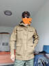 JEEP SPIRIT執政官秋季諜影戰術(shù)外套男m65戶(hù)外軍迷沖鋒衣中長(cháng)款防水戰地風(fēng)衣 棕色 L 曬單實(shí)拍圖