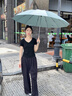 左都（ZUODU）全自動(dòng)雙骨雨傘反向傘加大加厚結(jié)實(shí)抗風(fēng)男大號(hào)傘女折疊傘雙人定制 【山嵐綠】反向傘+雙倍加固抗風(fēng)+1米3加大傘面 曬單實(shí)拍圖