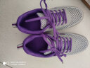 轩途诗女鞋透气网面板鞋女士鞋韩版百搭透气学生跑步休闲鞋女运动鞋子 紫色镂空 36 实拍图
