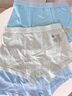Q21小云盾兒童內(nèi)褲女童男童寶寶四角褲三角大童平角3條裝 女平角-莫奈紫/舒米/夢幻粉 3條 100 建議體重26~31斤 曬單實(shí)拍圖