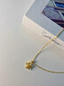 中國(guó)黃金（CHINA GOLD）5G黃金鏤空星星吊墜足金五角星黃金掛七夕情人節(jié)禮物送女朋友老婆 星星吊墜【贈(zèng)925鏈】約1.1g 曬單實(shí)拍圖