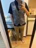 青足衛(wèi)棉男士西裝馬甲韓版修身馬夾背心秋季薄款潮休閑風小馬甲男棉 灰色四扣 XL (115-135斤) 曬單實拍圖