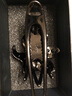 左歐發(fā)夾三齒夾盤(pán)發(fā)頭飾女韓國水鉆后腦勺大號發(fā)卡抓夾韓版優(yōu)雅鴨嘴夾 墨藍色 曬單實(shí)拍圖