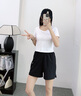NEPA耐葩2024年春夏新品戶外運(yùn)動(dòng)女士彈力梭織冷感短褲7K41726 黑色C01 160 63A（065） 曬單實(shí)拍圖