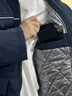 耐帝工作服冬季防靜電戶(hù)外防寒服男棉衣石墨烯內膽冷庫勞保服三防工裝 【三防/426短款】單上衣-藏藍色 XL (175) 曬單實(shí)拍圖