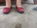 頤福元老北京布鞋女夏季網(wǎng)面鞋老太太涼鞋老年奶奶鞋軟底防滑媽媽網(wǎng)眼鞋 紅色 39 曬單實(shí)拍圖
