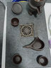 金團(tuán)（jintuan）茶盤石英石家用實(shí)木托盤小瀝水盤干泡臺(tái)簡(jiǎn)約竹制儲(chǔ)水茶盤功夫茶具 50*30烏金石茶盤/虹吸排水 曬單實(shí)拍圖