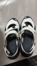 斐樂(lè )（FILA）FUSION斐樂(lè )瑪麗珍涼鞋女鞋夏款涼拖魔術(shù)貼海螺沙灘鞋 微白/黑-WB 36 曬單實(shí)拍圖